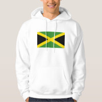Hooded Sweatshirt with Flag of Jamaica