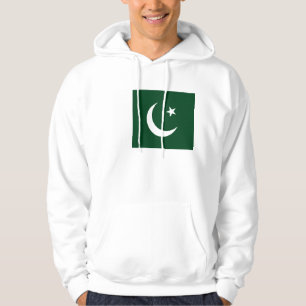 Hooded Sweatshirt with Flag of Pakistan