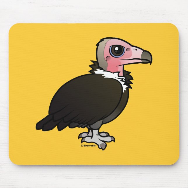 Hooded Vulture Mouse Pad (Front)