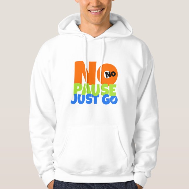 Hoodie – Bold Motivational Streetwear Design (Front)