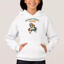 Hoodie Custom Kids Toucan Basketball Retro Sports