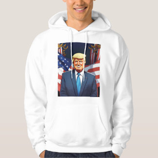  HOODIE design by Donald Trump with little smile