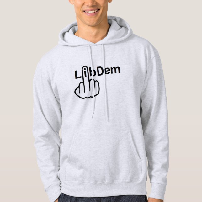 Hoodie Lib Dem Flip (Front)