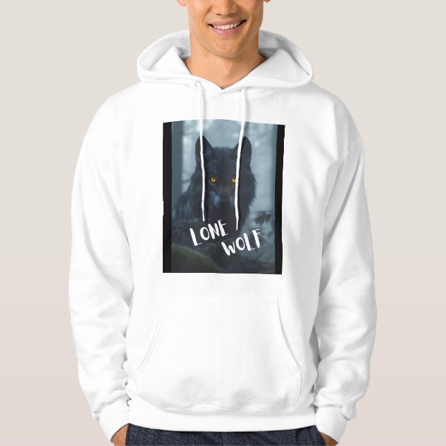 Hoodie(lone wolf design) hoodie (Front)
