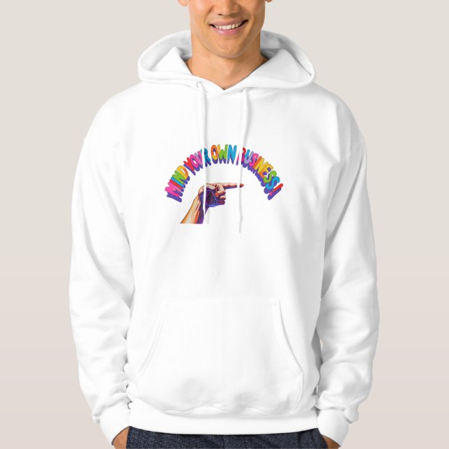 Hoodie Men’s Statement Hoodie – Bold & Empowering (Front)