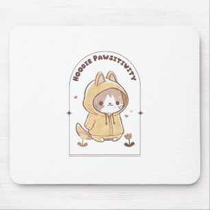 Hoodie Pawsitivity Mouse Pad