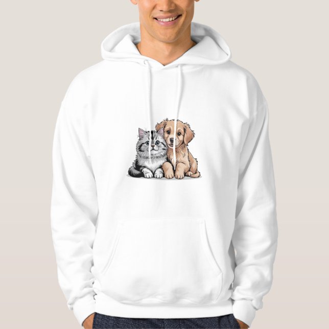 hoodie Perfect for Pet Lovers (Front)