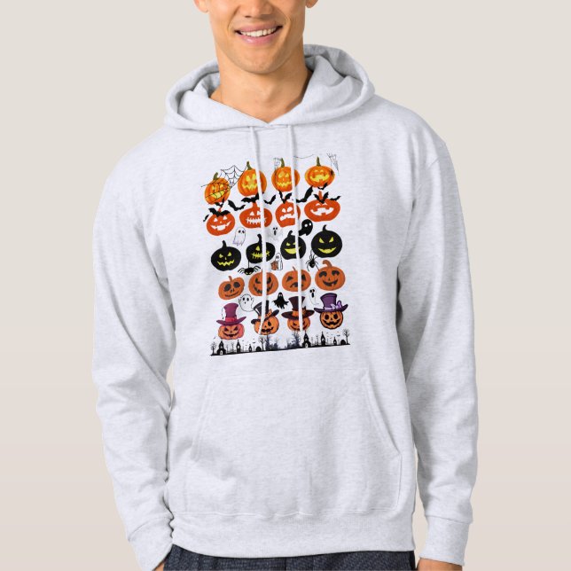 Hoodie – Pumpkin Season Halloween Design (Front)