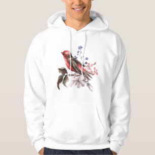 hoodie red bird
