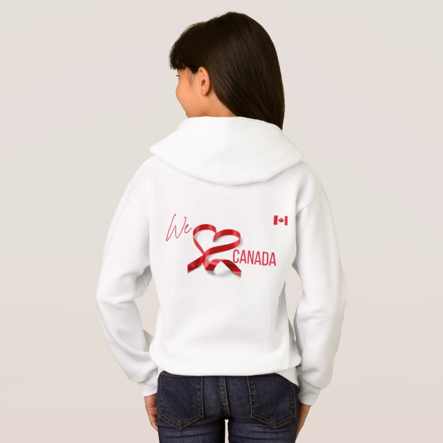Hoodie - We Love Canada (Back Full)