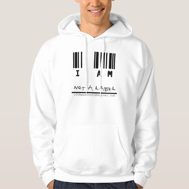 Hoodie - White Unisex (Front)