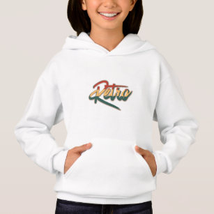 Hoodie with a retro feel