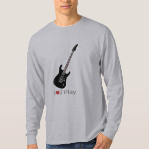 Hoodie with illustration of an electric guitar T-Shirt