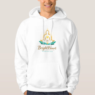 Hoodie with Male Brightheart Meditation Logo
