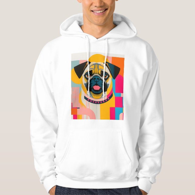 Hoodie with Pug (Front)
