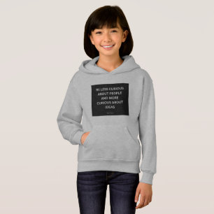 Hoodie With Quote By Scientist Marie Curie