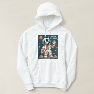 Hoodie with Valentine's design