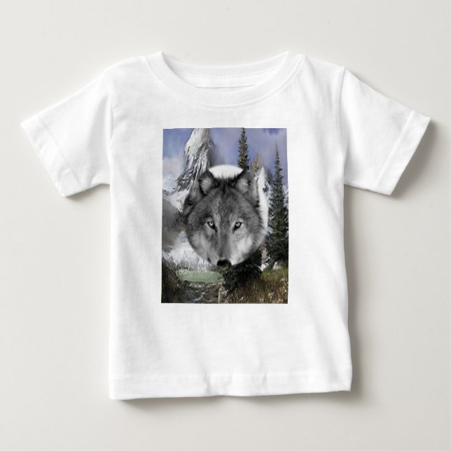 Hoodie Wolves Toddlers Baby T-Shirt (Front)