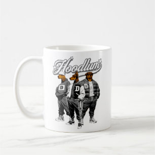 Hoodlum Pack – Streetwear Dog Gang Graphic Tee Coffee Mug