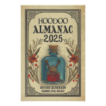Hoodoo Almanac 2025 Cover Art Glossy Poster