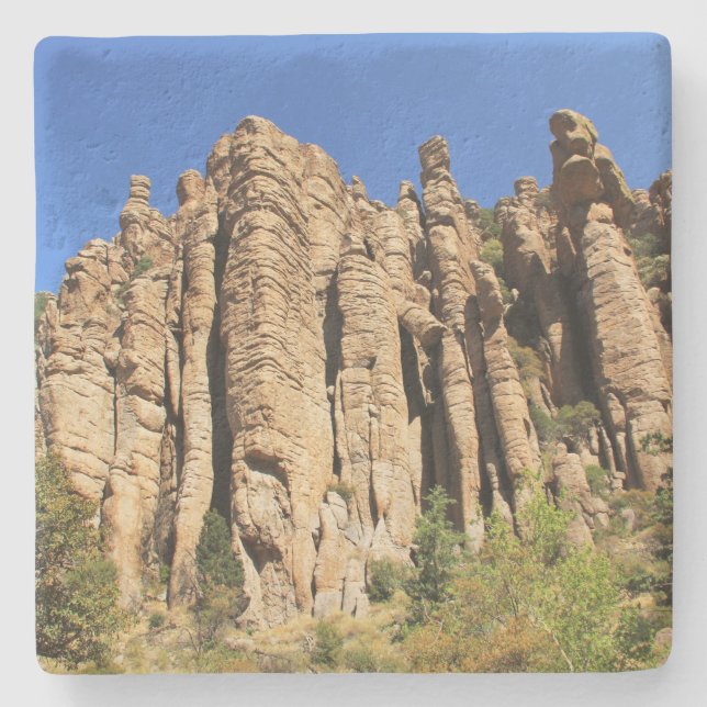 Hoodoos - Chiricahua National Monument, Arizona Stone Coaster (Front)