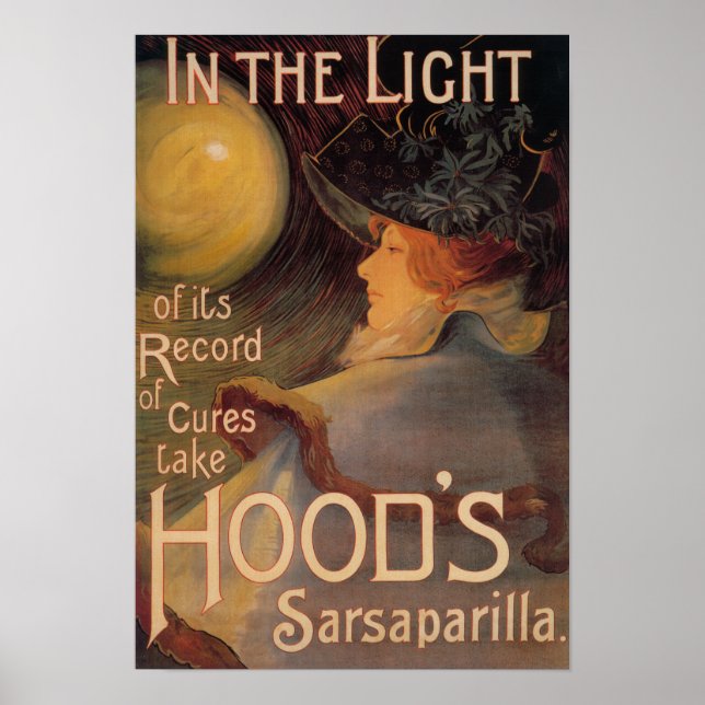 Hood's Sarsaparilla Promotional Poster (Front)