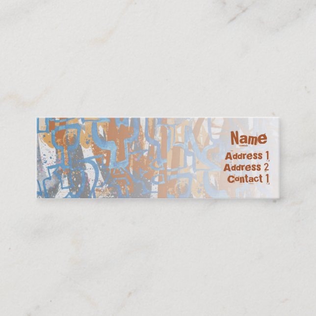 Hoody Fox - Skinny Mini Business Card (Front)