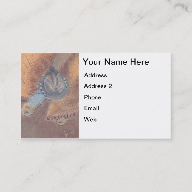 Hoof and Boots Farrier Business Card (Front)