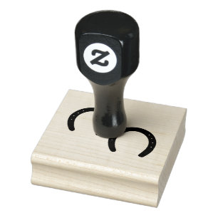 Hoof Prints Rubber Stamp