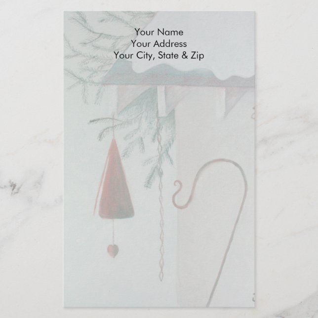 Hook and Chime Stationery (Front)
