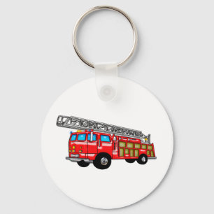 Hook and Ladder Fire Engine Key Ring