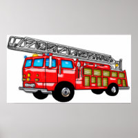 Hook and Ladder Fire Engine