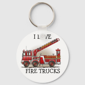 Hook and Ladder Fire Truck Keychain ILFT