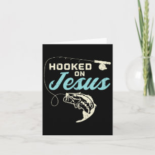 Hook On Jesus Byb Fishing Christian Religious God Card