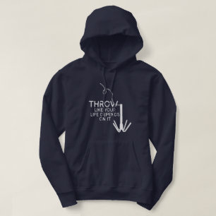 Hook Thrower Funny Fishing Hoodie