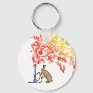 HOOKAH HARE KEY RING