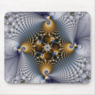 Hooked And Netted - Fractal Mouse Pad