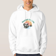 Hooked for a life Fishing Hoodie