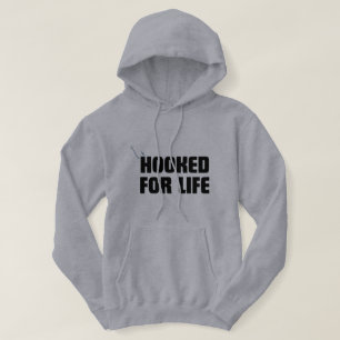 Hooked For Life Fishing Hoodie