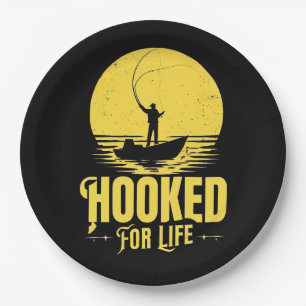 Hooked for Life. Paper Plate