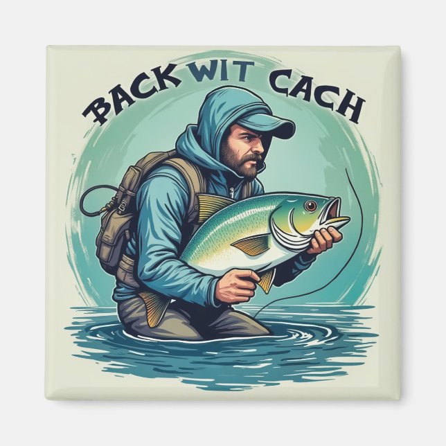 Hooked on Adventure Magnet (Front)