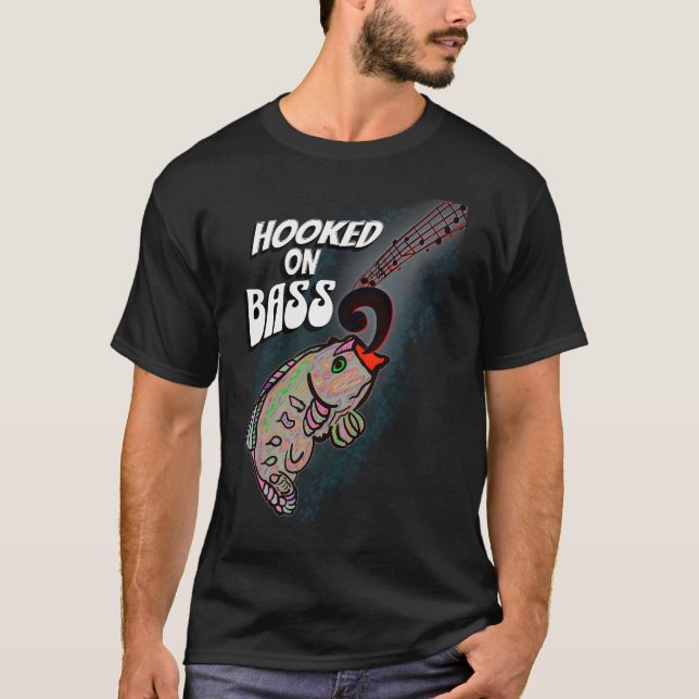 Hooked on Bass T-Shirt (Front)