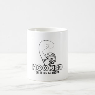 Hooked On Being A Grandpa Coffee Mug