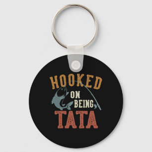 Hooked On Being Father's Day Fishing  Key Ring