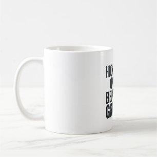 Hooked On Being Grandpa Fishing Retro Vector Desig Coffee Mug