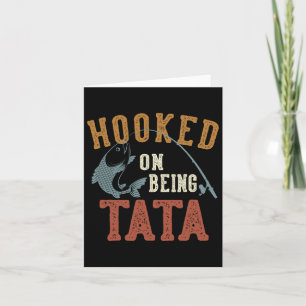 Hooked On Being S Breast Father's Day Fishing S Br Card