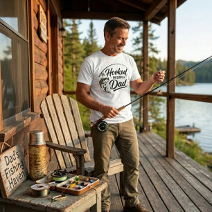 Hooked on Dad Life T-Shirt
