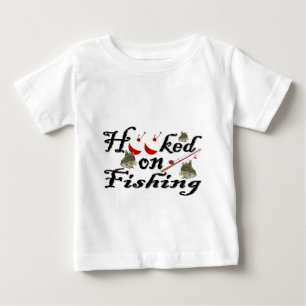 hooked on fishing baby T-Shirt