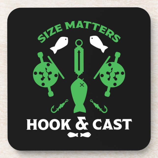 Hooked On Fishing Coaster (Front)