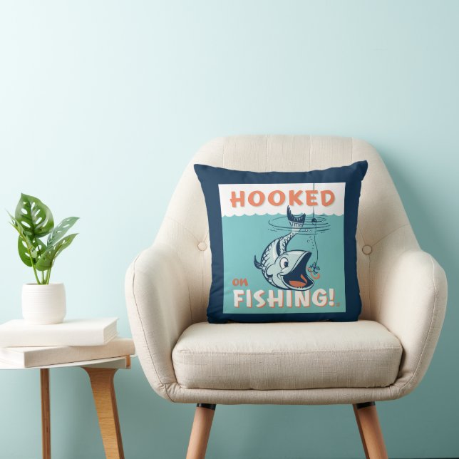 Hooked on Fishing Cushion (Chair)